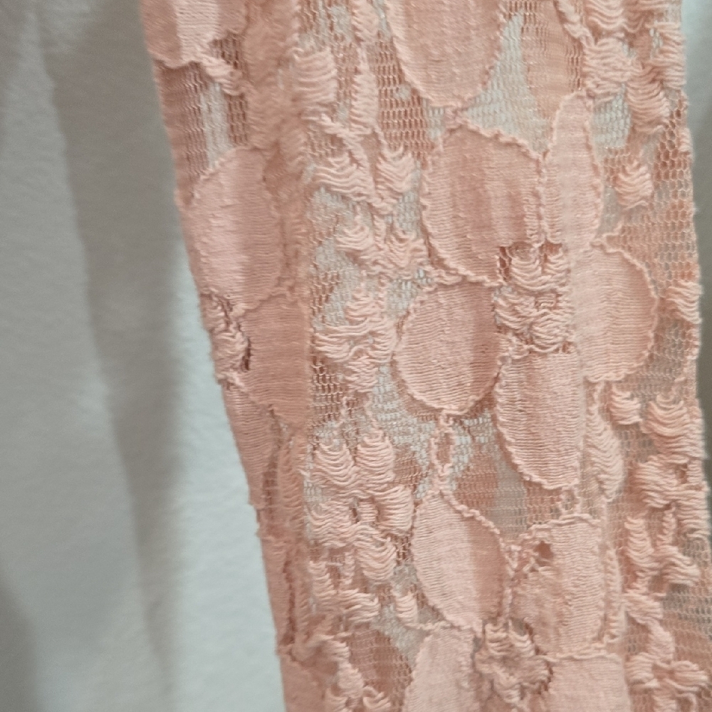 Adrianna Papell Blush Lace Floral Blouse - Picture 6 of 7